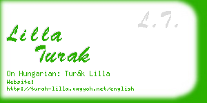 lilla turak business card